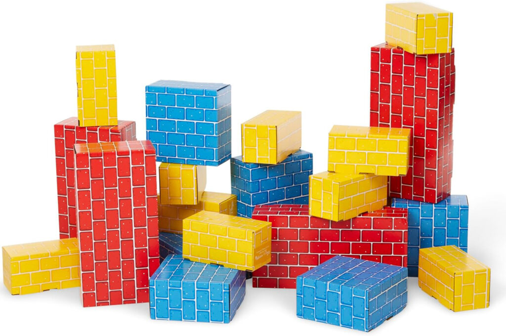 melissa and doug cardboard building blocks