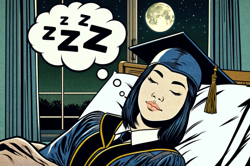 graduate sleep habits daylight saving time