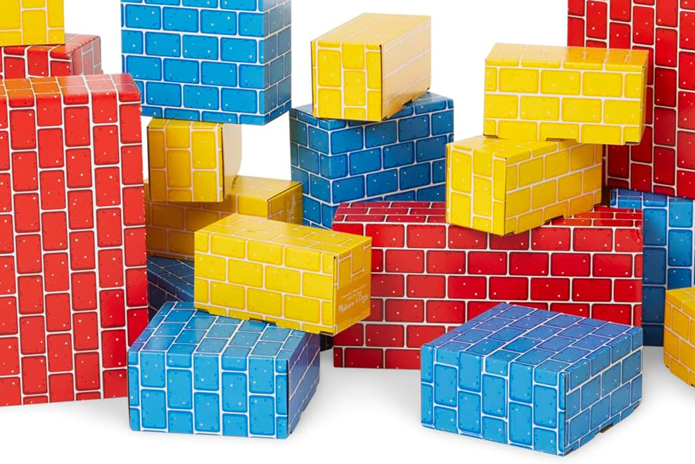 melissa and doug cardboard building blocks